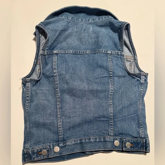 Madewell Blue Denim Vest - Picture 5 of 6